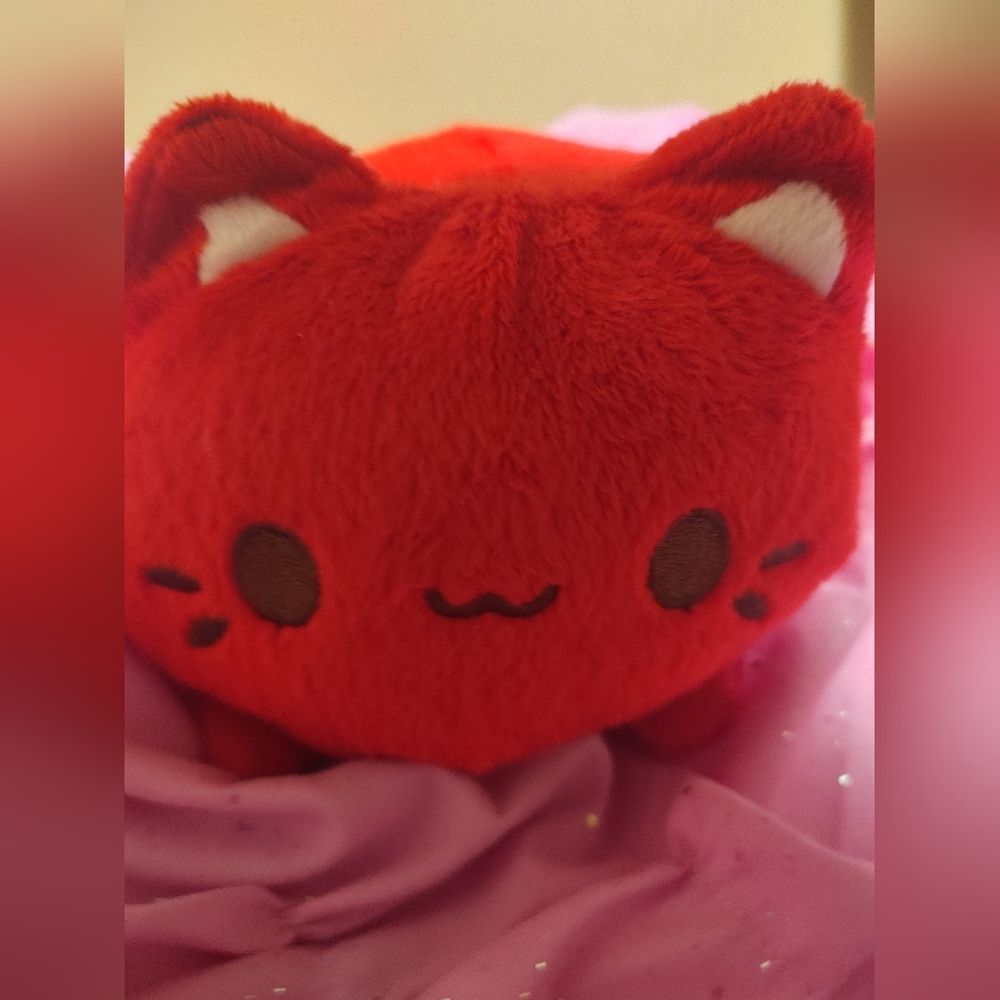Meowchi Red Mochi Kitty Plush